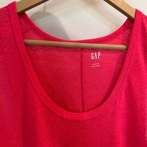 Gap linen blend shirt sleeveless size small